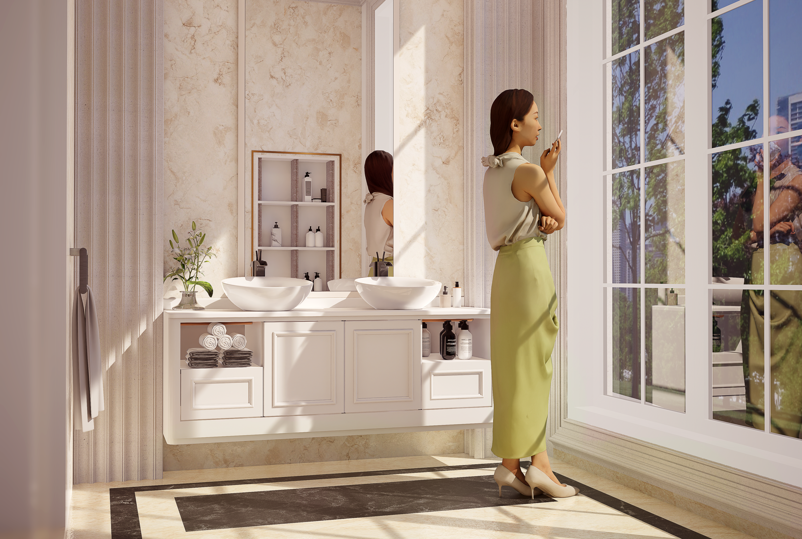 wic & bathroom kamar anak cewek view 1 revisi